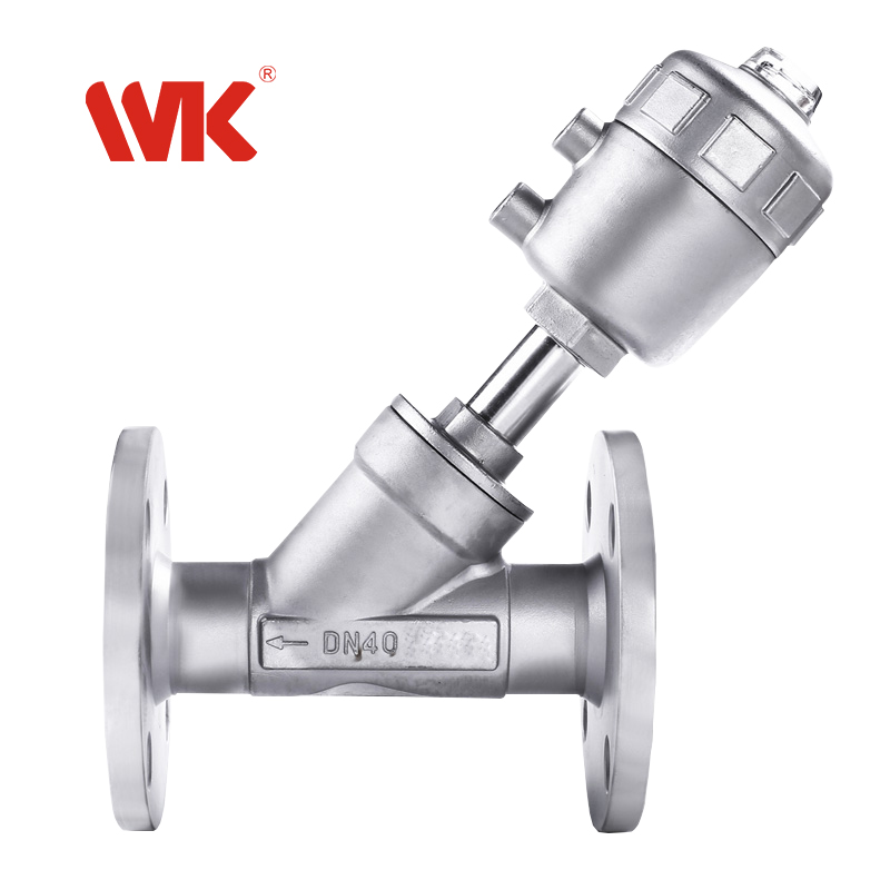 法蘭口氣動角座閥 法蘭口氣動角座閥