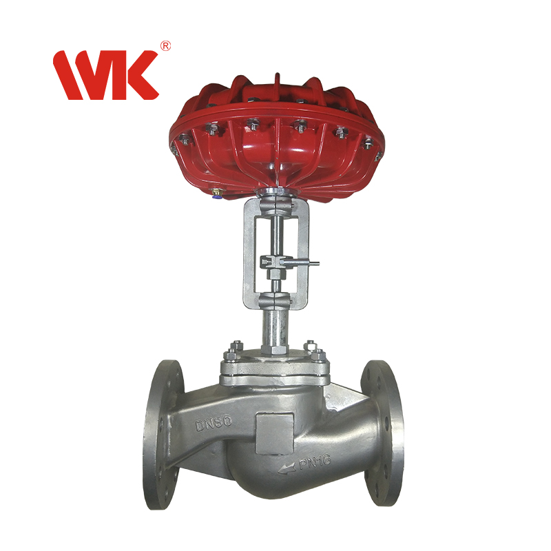 法蘭口氣動薄膜調節閥 法蘭口氣動薄膜調節閥