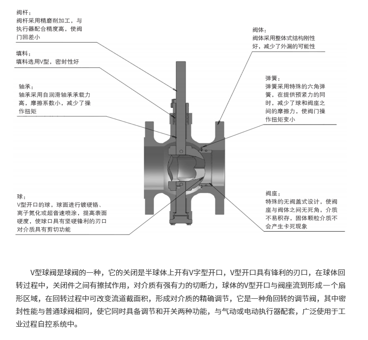 渦輪V型球閥